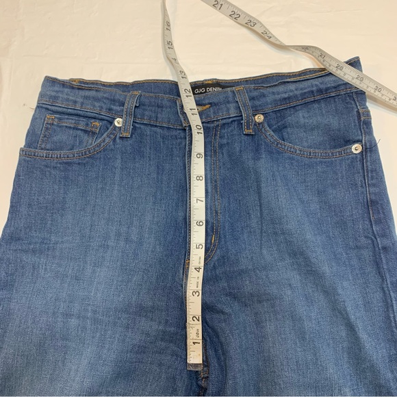 Dolls Kill GJG Denim High Rise Wide Leg Jeans Womens 11 - Picture 8 of 11